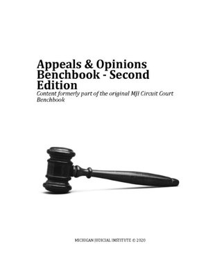 cover image of Appeals & Opinions Benchbook